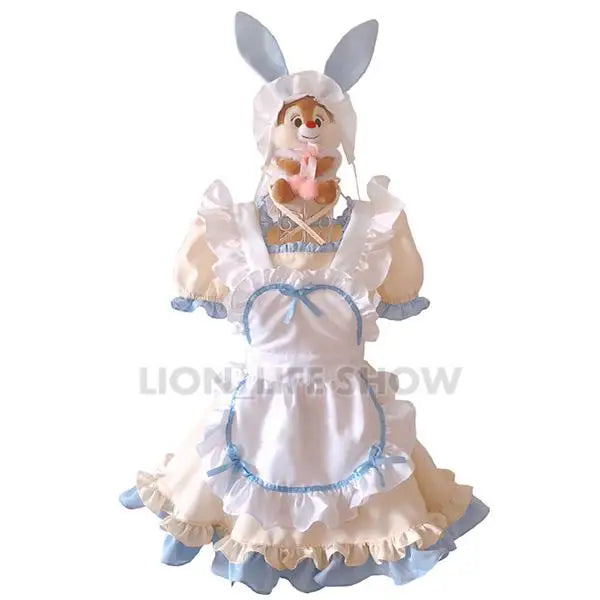 Maid Dress Cosplay sprouting day animation world cafeteria Cafe dress, long dress, maid outfit  masculin costume