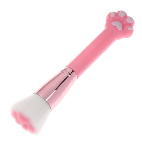 Makeup Brushes Cosmetic Brush Cute Cat Claw Paw Foundation Brush Loose Powder Brushes Fiber Hair Birch Handle Cosmetics Tool