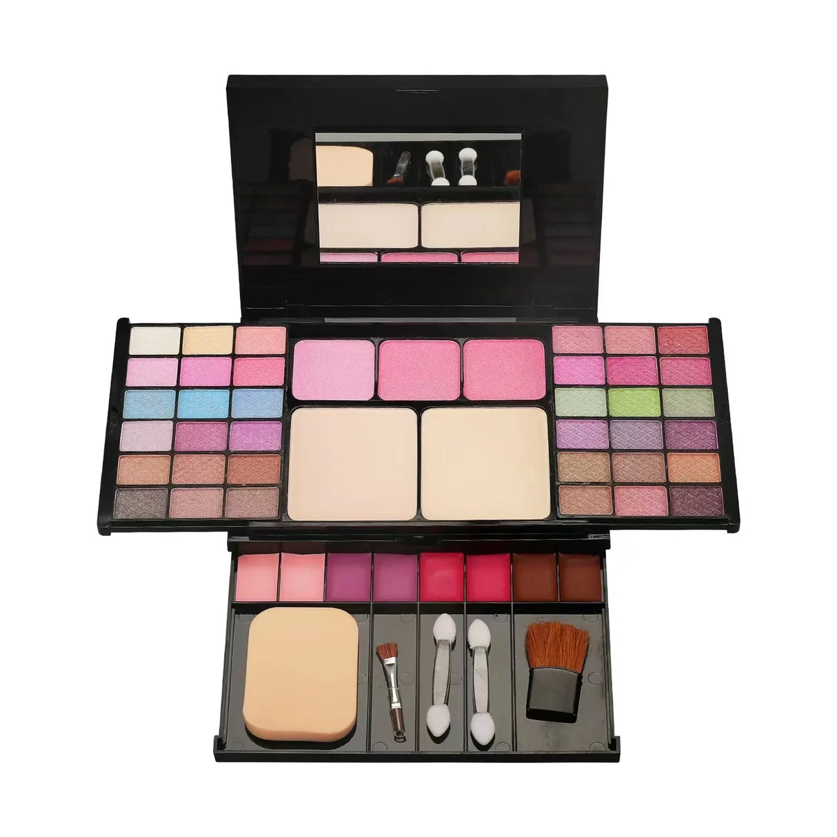 Makeup Gift Set for Women Full Kit All in One Make up  Eyebrow Powder Lipstick Lip Gloss Brush Shimmer Glitter Eyeshadow Palette