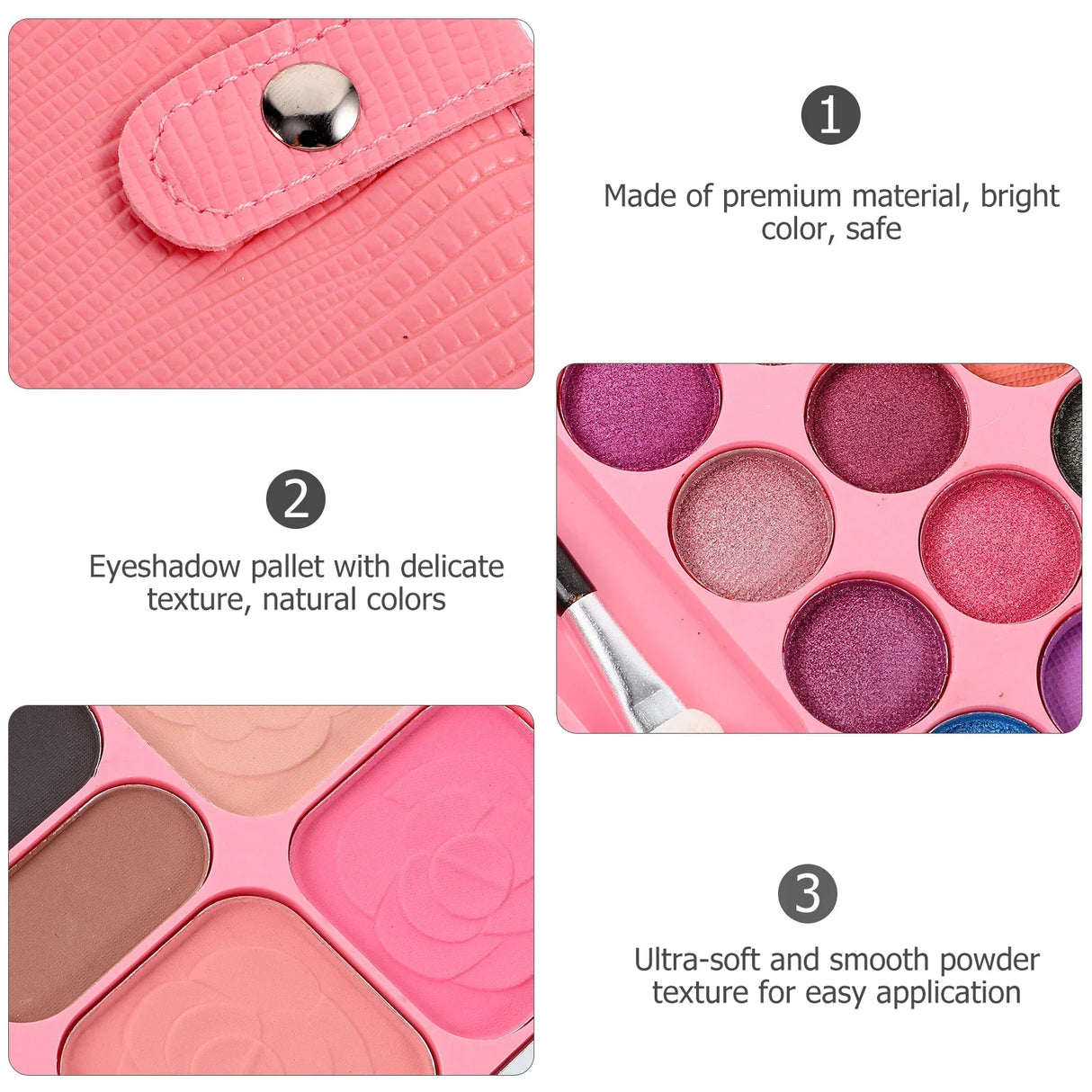 Makeup Palette Girls Eye Shadow Kids Matte Cream Eyeshadow Powder Pan 33-color Pallets Folding Beginner Toys