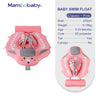 Mambobaby Baby Float with Canopy Crotch Strap Inflatable-free Solid Core Kid Swimming Pool Accessory Toddler Water Toy Bathroom