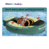 Mambobaby Baby Swimming Float With Sunshade For Infant Non-Inflatable Pool Accessories Outdoor Summer Play Water Games Floater