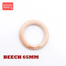 Mamihome 50pc Customize Logo Wooden Ring Baby Teether Bpa Free Beech Ring Teething Toys DIY Nursing Bracelets Gifts Chew Rodents