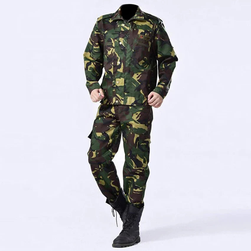 Man SWAT Soldier Army Suit Military Uniform Costumes Security Work Wear Tactical Combat Hunting Clothing Set High Quality