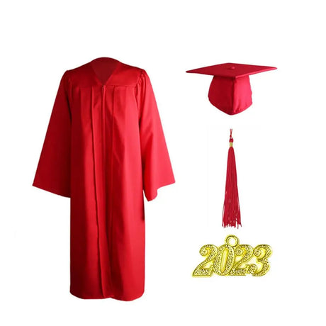 Man Women Graduation Gown Soft Matte Graduation Gown Hat Tassel Set 2023 Unisex Graduation Costume For High School And Bachelor