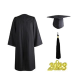 Man Women Graduation Gown Soft Matte Graduation Gown Hat Tassel Set 2023 Unisex Graduation Costume For High School And Bachelor