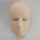 Mannequin Head 4D Eyelash Extension Practice Makeup Accessories Grafting Teaching Training Tools with 4 Layers Lashes