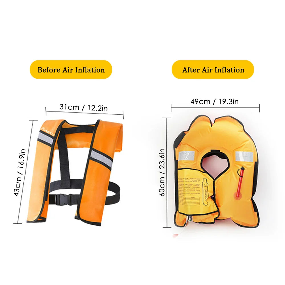 Manual Inflatable Life Jacket Children Adult Life Vest Swiming Fishing Survival Jacket Water Sports water safety products