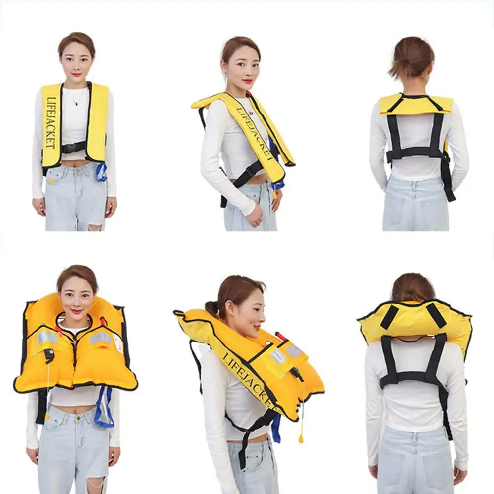 Manual Inflatable Life Jacket Children Adult Life Vest Swiming Fishing Survival Jacket Water Sports water safety products