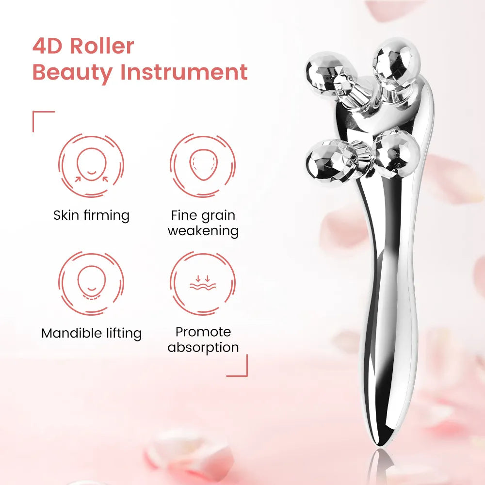 Massage Roller Massaging Tools Back Body Massager Facial Eye Neck Muscle Hammer Relaxation Slimming Beauty Tool Wrinkle Remover