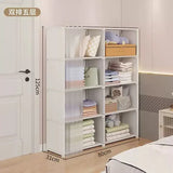 Mattress Topper Shelf Folding Plastic Cabinet Wardrobe for Bedroom Living Room Drawer Open Closets Dresser Storage Locker Closet