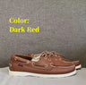 Men Authentic Sebago Docksides Shoes - Premium Leather Moc Toe Lace Up Boat Shoes AB022