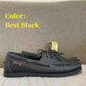 Men Authentic Sebago Docksides Shoes - Premium Leather Moc Toe Lace Up Boat Shoes AB022