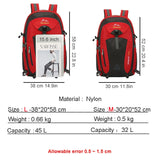 Men Backpack 2023 New Nylon Waterproof Casual Outdoor Travel Backpack Ladies Hiking Camping Mountaineering Bag Youth Sports Bag