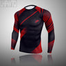 Men Compression Jogging suit Winter Thermal underwear Sports Suits Warm Men's Tracksuit rash guard MMA Clothing track suit 3XL