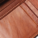 Men Fashion Stitching Style Pattern Real Leather Wallet Thin Slim Card Holder Men's Bifold Purse