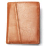 Men Fashion Stitching Style Pattern Real Leather Wallet Thin Slim Card Holder Men's Bifold Purse