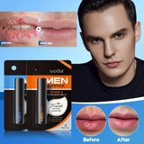 Men Lip Balm Moisturizing Hydration Fading Lip Lines Anti-Cracking Remove Dead Skin Refreshing And Not Greasy Exquisite Lip Care