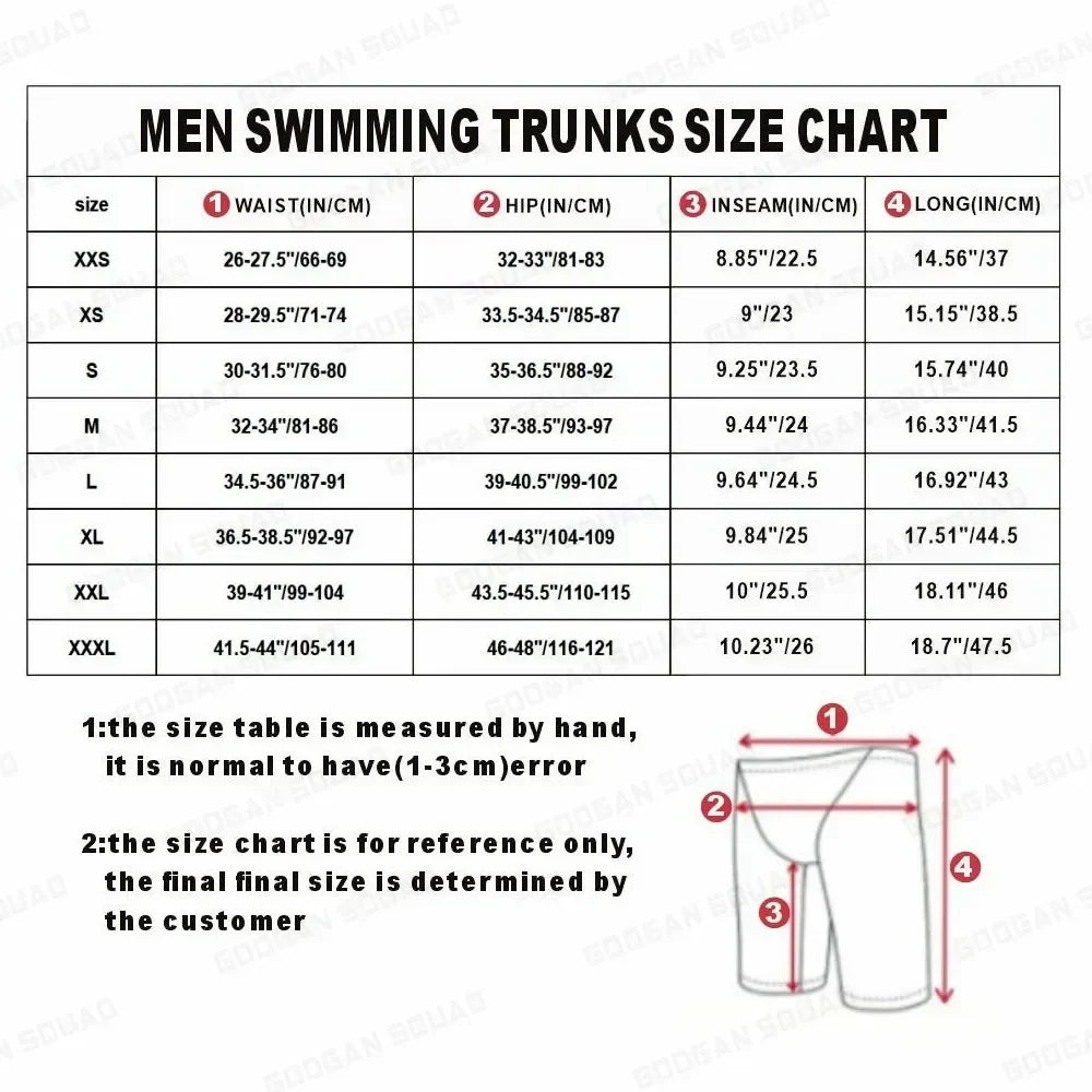 Men Swimwear Shorts Training Swim Trunks 2023 Summer Beach Tight Quick Dry Swimming Jammer Running Sports Surfing Swimsuit Pants