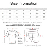 Men Teens Short Sleeve Sharkskin Swimsuit Set Swimming Shirt+Shorts Surfing Diving Beach Quick-Drying Tight Swimwear