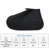 Men White Shoe Covers Zipper Reusable Waterproof Shoes Cover Women's Galoshes Non Slip Overshoes Silicone Rain Cover For Shoes