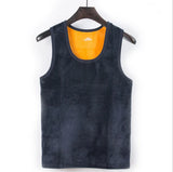 Men Winter Thermal Underwear Tops Body Sleeveless Vest Invisible Thermo Warmer Tank Tops for Men