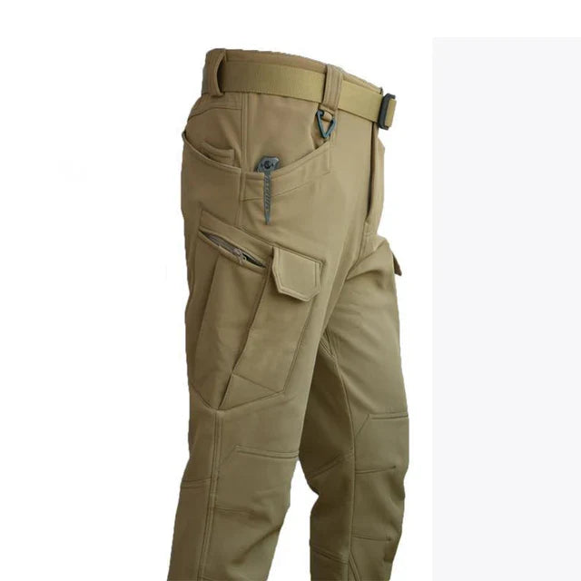 Men Winter Waterproof Climbing SkiingTrekking Fleece Fishing Tactical Sharkskin Military Pants Jackets Camping Hiking Trousers