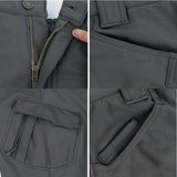 Men Winter Waterproof Climbing SkiingTrekking Fleece Fishing Tactical Sharkskin Military Pants Jackets Camping Hiking Trousers