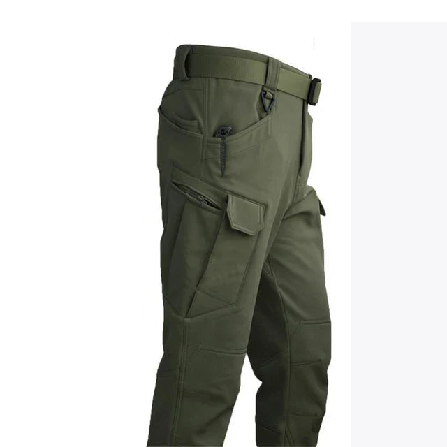 Men Winter Waterproof Climbing SkiingTrekking Fleece Fishing Tactical Sharkskin Military Pants Jackets Camping Hiking Trousers