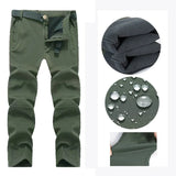 Men Winter Waterproof Climbing SkiingTrekking Fleece Fishing Tactical Sharkskin Military Pants Jackets Camping Hiking Trousers