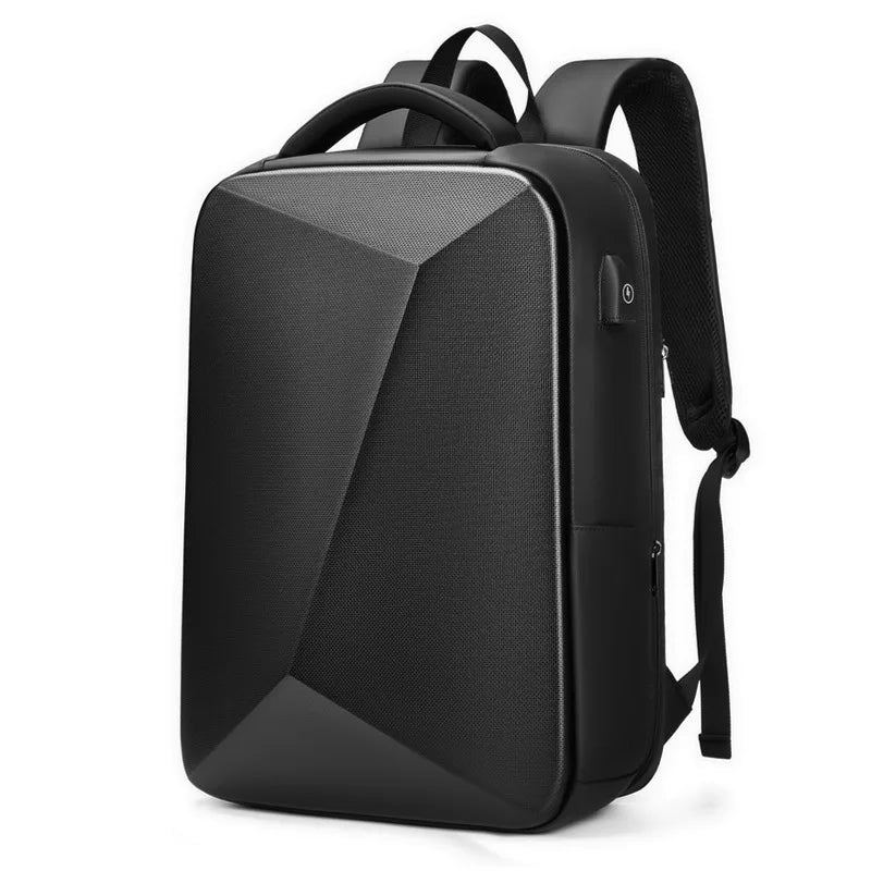 Men's 15.6 Inch Laptop Backpack Expandable Hard Shell Bag TSA Anti-theft Waterproof Backpacks USB Charging Business Travel Bag