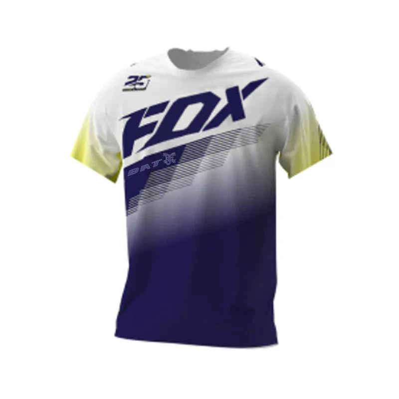 Men's BAT FOX Downhill Jerseys Mountain Bike Shirts Offroad DH Motorcycle Jersey Camiseta Motocross T-shirt Racing MTB Jersey