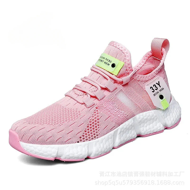 Men's Breathable White Running Shoes Casual Shoes Male Light Non-slip Classic Sports Women Couple Mesh Sneakers Tenis Masculino