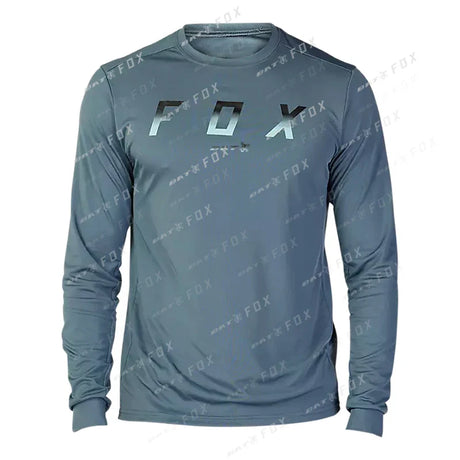 Men's Downhill jersey MTB BAT FOX Motorcycle Motocross T-Shirt Cycling Jersey Quick-Dry Mountain Bike clothing Maillot Ciclista