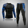 Men's Sports Suit MMA rashgard male Quick drying Sportswear Compression Clothing Fitness Training kit Thermal Underwear leggings