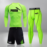 Men's Sportswear Compression Suits Training Clothing Set Training Jogging Sports Thermal Underwear Running Workout Gym Tights