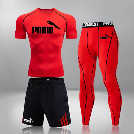 Men's Sportswear Compression Suits Training Clothing Set Training Jogging Sports Thermal Underwear Running Workout Gym Tights