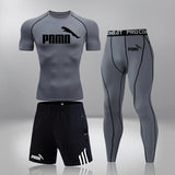 Men's Sportswear Compression Suits Training Clothing Set Training Jogging Sports Thermal Underwear Running Workout Gym Tights