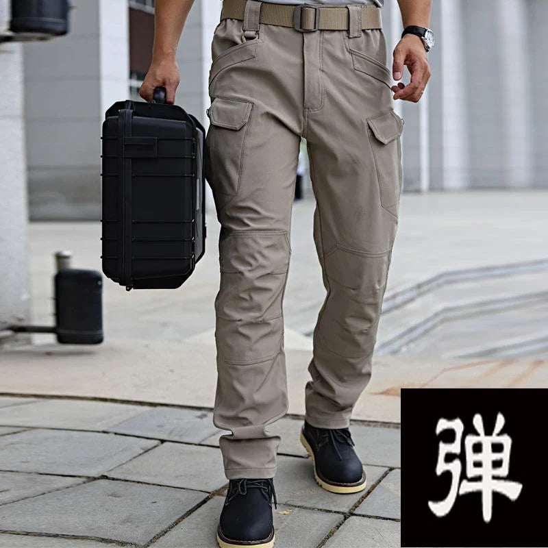 Men's Spring Fall Autumn Elastic Army Military Tactical Pants Camping Hiking Fishing Climbing Outdoor Trousers Quick Dry Sports