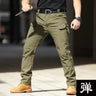 Men's Spring Fall Autumn Elastic Army Military Tactical Pants Camping Hiking Fishing Climbing Outdoor Trousers Quick Dry Sports
