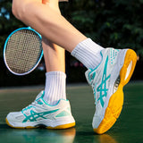 Men's and women's badminton shoes - sports support, flexibility, shock absorption and cushioning, grip table tennis shoes, volle