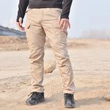 Mens Waterproof Cargo Pants Elastic Multiple Pocket Military Male Trousers Outdoor Joggers Pant Plus Size Tactical Pants Men
