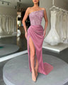 Mermaid Chiffon Floor-Length 2022 New Sequined Classic Prom Dress Women Evening Party Dresses Strapless Sleeveless