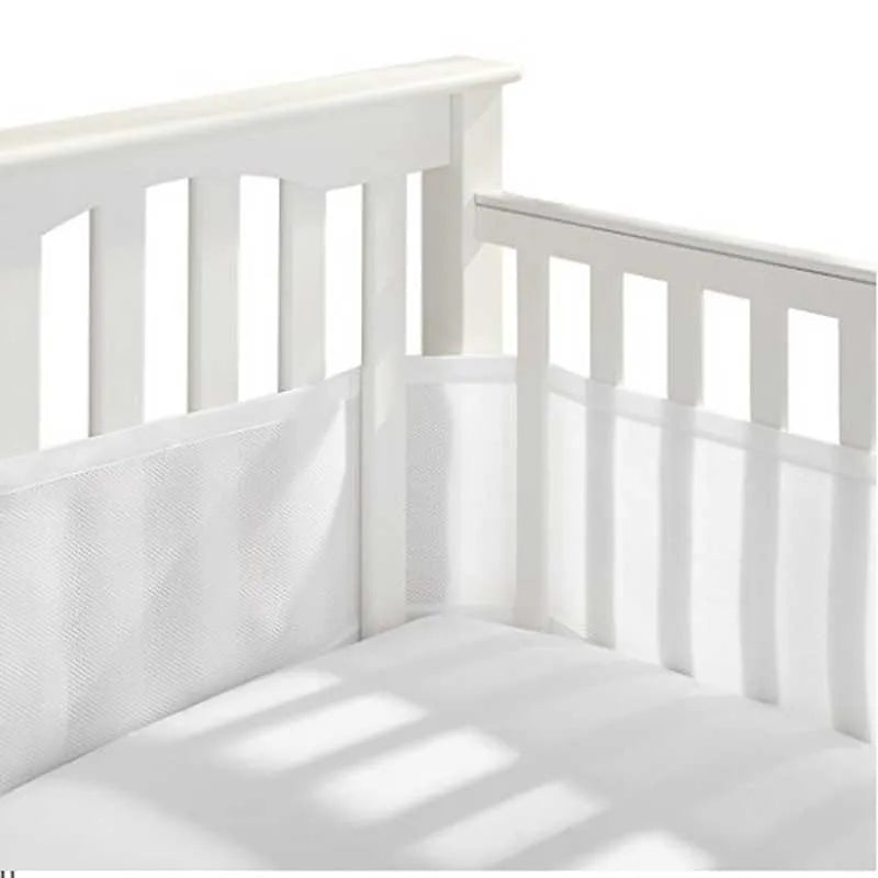 Mesh Baby Crib Bed Bumper Liner Around Protector Anti-Collision  Cot Bedding Set