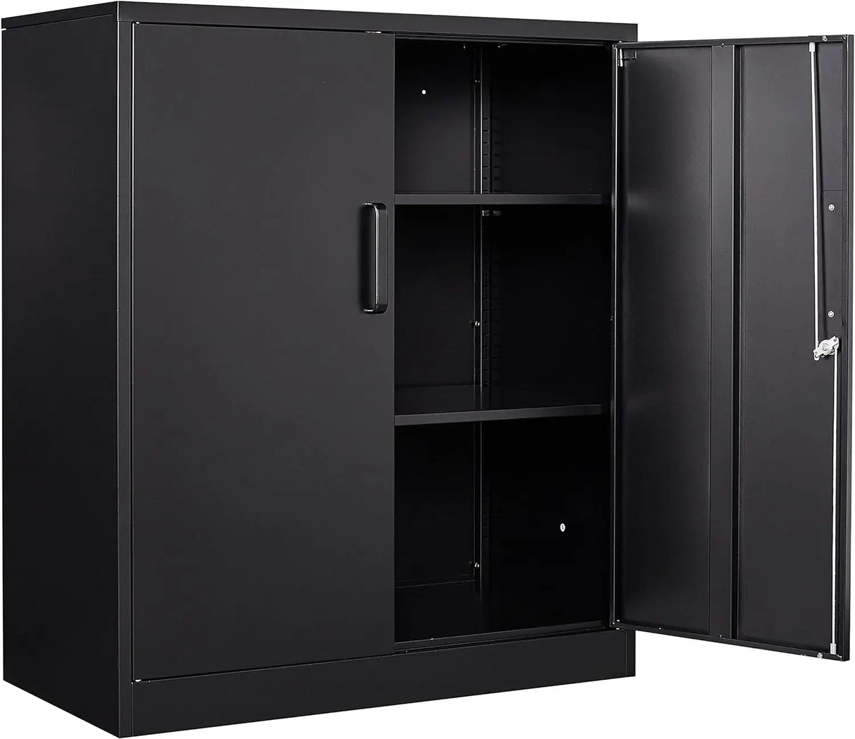 Metal Garage Storage Cabinet with Locking Doors and Adjustable Shelves, Steel Lockable File Cabinet,Locking Tool Cabinets