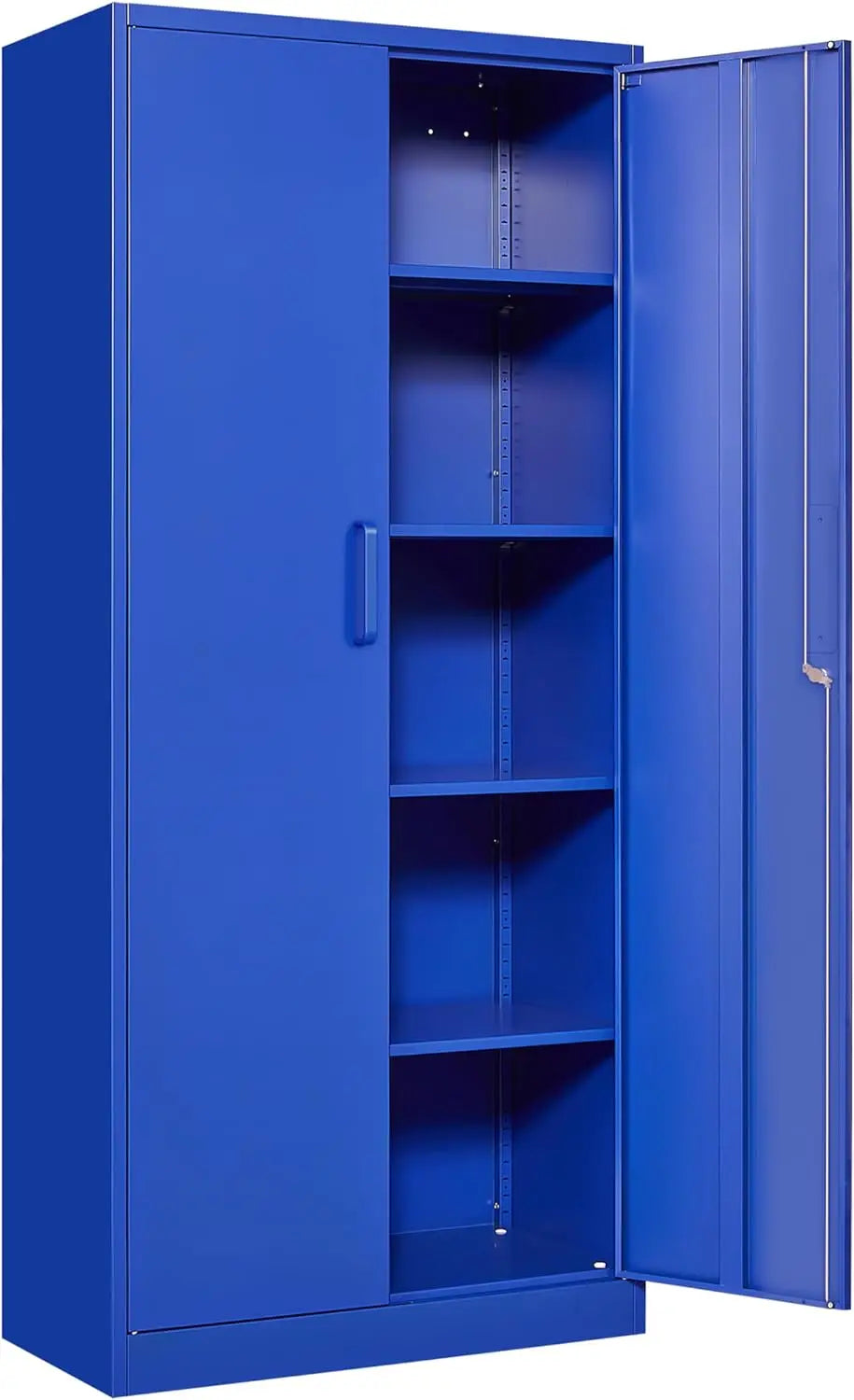 Metal Garage Storage Cabinet with Locking Doors and Adjustable Shelves, Steel Lockable File Cabinet,Locking Tool Cabinets