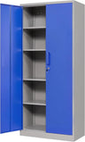 Metal Garage Storage Cabinet with Locking Doors and Adjustable Shelves, Steel Lockable File Cabinet,Locking Tool Cabinets