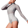 MiDee Modern Ballet Leotards for Women Girls Gymnastics Jumpsuit Elegance Sexy Mesh Classical Dance Costume Adult Big Size