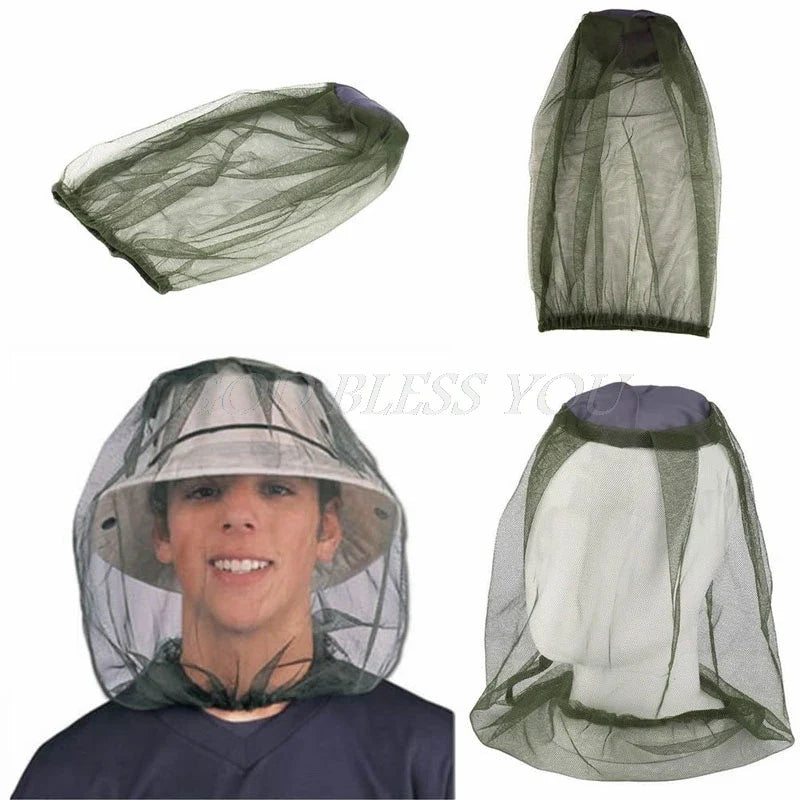 Midge Bug Camping Protector Hat Face Mesh Mosquito Head Insect HOT Travel Mosquito Net Drop Shipping