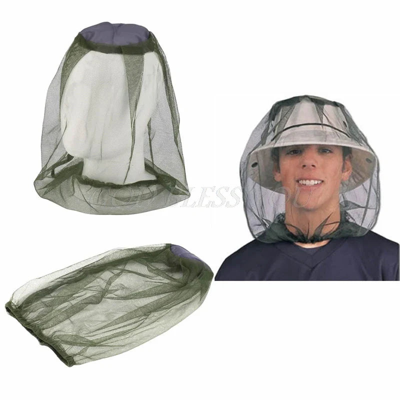 Midge Bug Camping Protector Hat Face Mesh Mosquito Head Insect HOT Travel Mosquito Net Drop Shipping